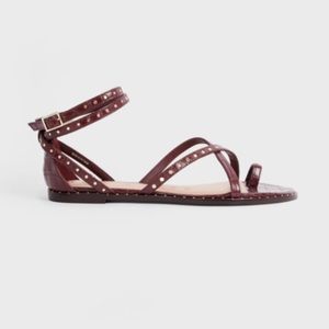 NEW Ted Baker Mathar flat studded gladiator sandals 7